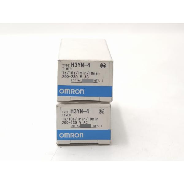 2点セット 未使用 オムロン H3YN-4 200-230VAC OMRON