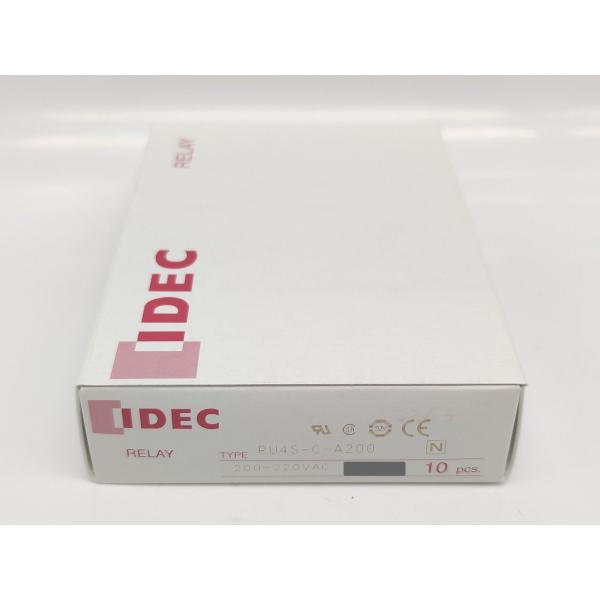 箱いたみあり 新品 アイデック IDEC RU4S-C-A200 200-220VAC 10個セット