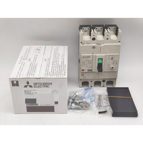 新品 三菱 MITSUBISHI NV250-CV 100-440VAC 3P 200A 100・200・500mA その1