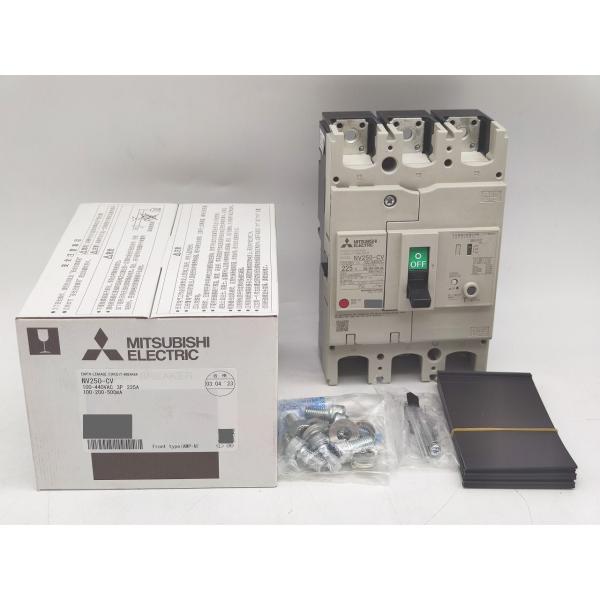 新品 三菱 MITSUBISHI NV250-CV 100-440VAC 3P 225A 100・200・500mA