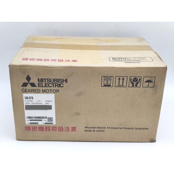 箱汚れあり 新品 三菱 GM-SFB 0.2kW 1:10 200V 150/180r/min