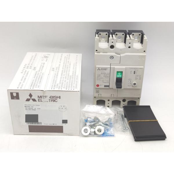 箱いたみあり 新品 三菱 MITSUBISHI NV250-CV 100-440VAC 3P 225A 100・200・500mA その11