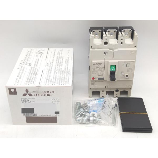 箱いたみあり 新品 三菱 MITSUBISHI NV250-CV 100-440VAC 3P 225A 100・200・500mA その3