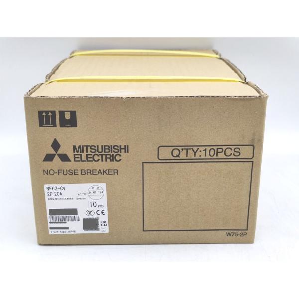 本体×10個入り 箱いたみ 新品 三菱 MITSUBISHI NF63-CV 2P 20A その2