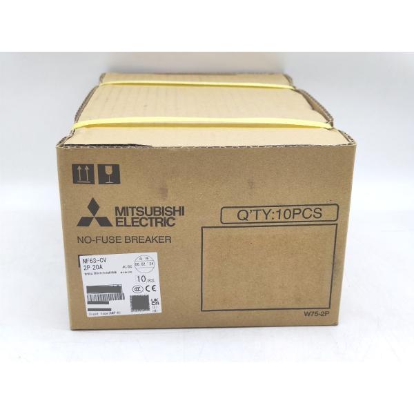 本体×10個入り 箱いたみ 新品 三菱 MITSUBISHI NF63-CV 2P 20A その3