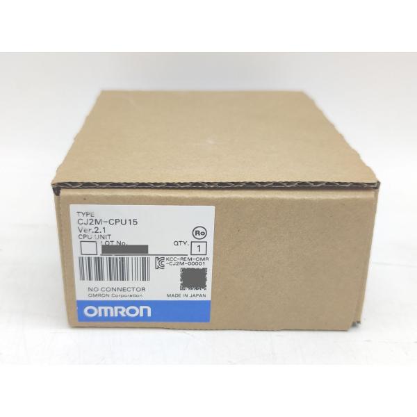 箱いたみあり 未使用 オムロン OMRON CJ2M-CPU15 Ver.2.1