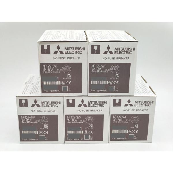 本体×5セット 新品 三菱 MITSUBISHI NF125-SVF 3P 60A その1