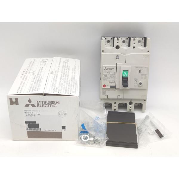 新品 三菱 MITSUBISHI NV250-CV 100-440VAC 3P 150A 100・200・500mA