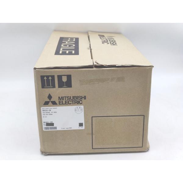 箱いたみヨゴレ 新品 三菱 MITSUBISHI NV630-CW 100-440VAC 3P 600A 100・200・500mA AX-1LS その1